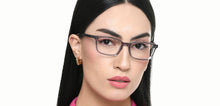 Load image into Gallery viewer, Grey Transparent Rectangle Full Rim Unisex Eyeglasses by Vincent Chase-219700