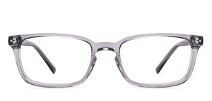 Grey Transparent Rectangle Full Rim Unisex Eyeglasses by Vincent Chase-219700