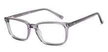 Load image into Gallery viewer, Grey Transparent Rectangle Full Rim Unisex Eyeglasses by Vincent Chase-219700