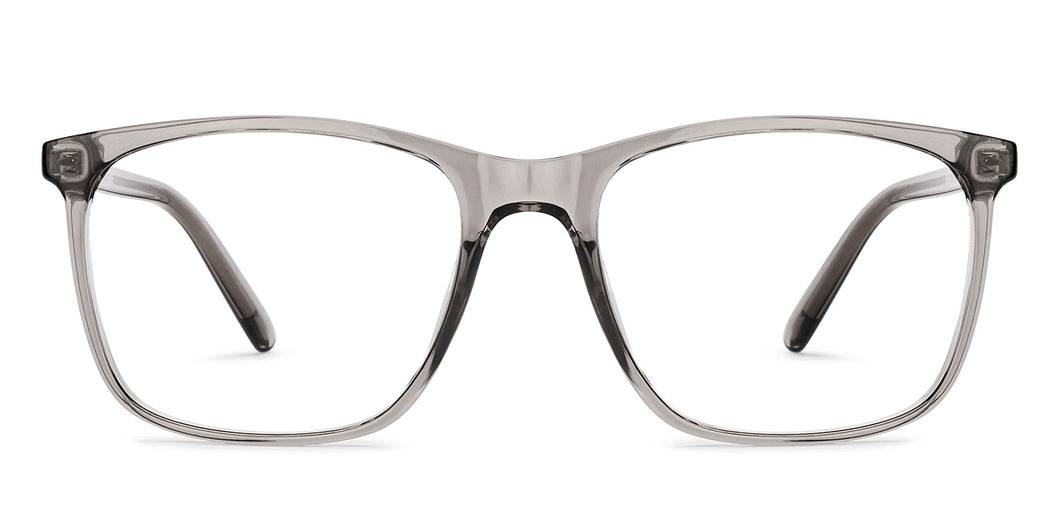 Transparent Rectangle Full Rim Unisex Eyeglasses by Vincent Chase Online-228365