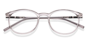Grey Round Full Rim Unisex Eyeglasses by John Jacobs-217991