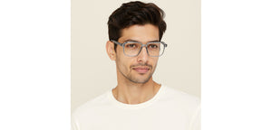 Grey Square Full Rim Unisex Eyeglasses by Lenskart Air-231968