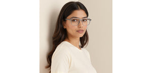 Grey Square Full Rim Unisex Eyeglasses by Lenskart Air-231968