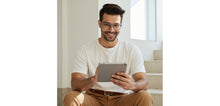 Load image into Gallery viewer, Grey Square Full Rim Unisex Eyeglasses by Lenskart Air-231968
