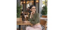 Load image into Gallery viewer, Transparent Square Full Rim Unisex Eyeglasses by Lenskart Air-221926