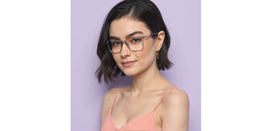 Transparent Square Full Rim Unisex Eyeglasses by Lenskart Air-221926