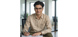 Transparent Square Full Rim Unisex Eyeglasses by Lenskart Air-221926