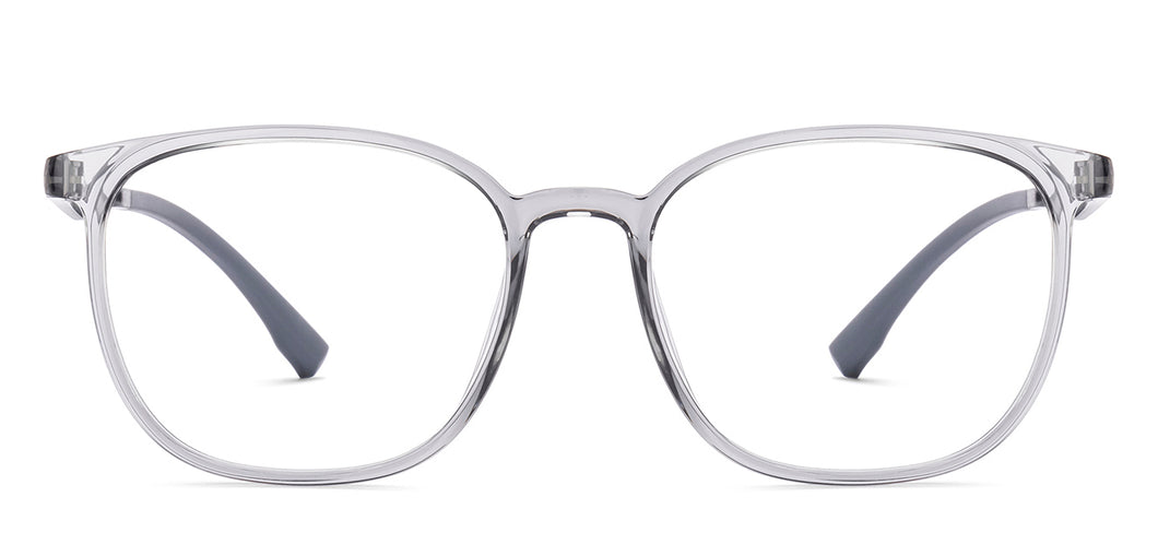 Grey Square Full Rim Unisex Eyeglasses by Lenskart Air-219043