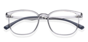 Grey Square Full Rim Unisex Eyeglasses by Lenskart Air-219043