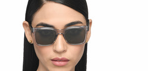 Grey Wayfarer Full Rim Unisex Sunglasses by Vincent Chase Polarized-215963