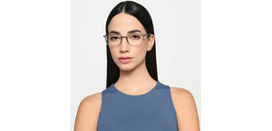 Grey Rectangle Full Rim Unisex Eyeglasses by Lenskart Air-219026