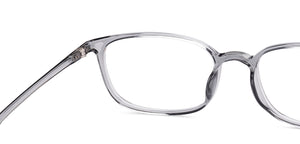 Grey Rectangle Full Rim Unisex Eyeglasses by Lenskart Air-219026