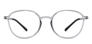 Grey Round Full Rim Unisex Eyeglasses by Lenskart Air-219871