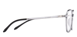Grey Round Full Rim Unisex Eyeglasses by Lenskart Air-219871