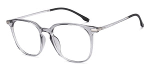 Grey Square Full Rim Unisex Eyeglasses by Lenskart Air-219036