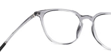 Load image into Gallery viewer, Grey Square Full Rim Unisex Eyeglasses by Lenskart Air-219036