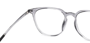 Grey Square Full Rim Unisex Eyeglasses by Lenskart Air-219036