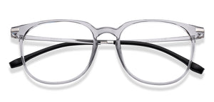 Grey Square Full Rim Unisex Eyeglasses by Lenskart Air-219036