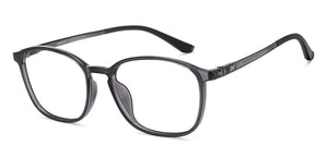 Transparent Square Full Rim Unisex Eyeglasses by Lenskart Air Online-219047