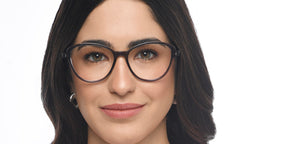 Grey Cat Eye Full Rim Women Eyeglasses by Vincent Chase Online-210556