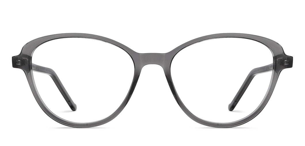 Grey Cat Eye Full Rim Women Eyeglasses by Vincent Chase Online-210556
