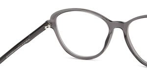 Grey Cat Eye Full Rim Women Eyeglasses by Vincent Chase Online-210556
