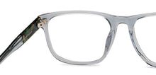 Load image into Gallery viewer, Grey Rectangle Full Rim Unisex Eyeglasses by John Jacobs-216860