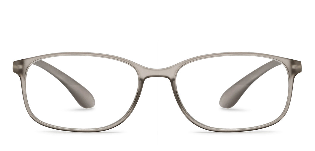 Transparent Rectangle Full Rim Unisex Eyeglasses by Lenskart READERS-209195