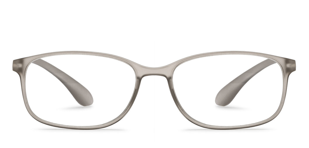 Transparent Rectangle Full Rim Unisex Eyeglasses by Lenskart READERS-209196