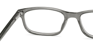Grey Rectangle Full Rim Unisex Eyeglasses by Vincent Chase-215768