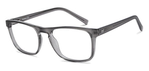 Grey Square Full Rim Unisex Eyeglasses by Lenskart Air Online-204193