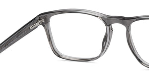 Grey Square Full Rim Unisex Eyeglasses by Lenskart Air Online-204193