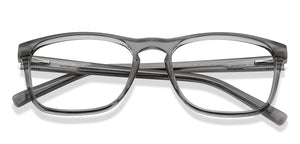 Grey Square Full Rim Unisex Eyeglasses by Lenskart Air Online-204193