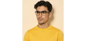 Transparent Wayfarer Full Rim Unisex Eyeglasses by John Jacobs-213684