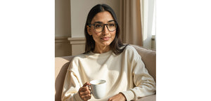 Transparent Wayfarer Full Rim Unisex Eyeglasses by John Jacobs-213684