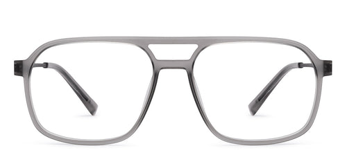 Grey Hexagonal Full Rim Unisex Eyeglasses by Lenskart Air Online-206724