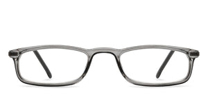 Grey Rectangle Full Rim Unisex Eyeglasses by Lenskart READERS-209200