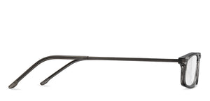 Grey Rectangle Full Rim Unisex Eyeglasses by Lenskart READERS-209200