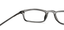 Load image into Gallery viewer, Grey Rectangle Full Rim Unisex Eyeglasses by Lenskart READERS-209200