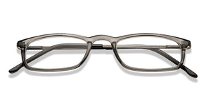 Grey Rectangle Full Rim Unisex Eyeglasses by Lenskart READERS-209200
