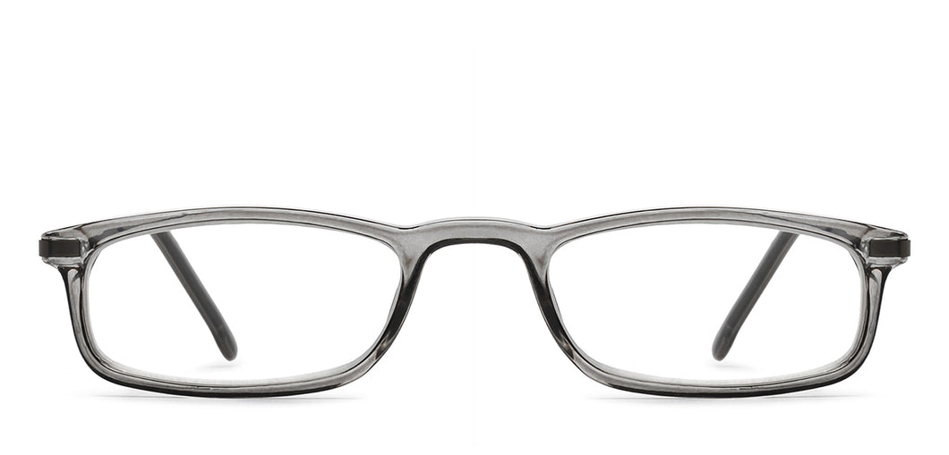 Grey Rectangle Full Rim Unisex Eyeglasses by Lenskart READERS-209201