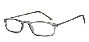 Grey Rectangle Full Rim Unisex Eyeglasses by Lenskart READERS-209201
