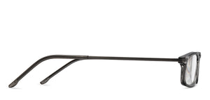 Grey Rectangle Full Rim Unisex Eyeglasses by Lenskart READERS-209201