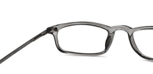 Load image into Gallery viewer, Grey Rectangle Full Rim Unisex Eyeglasses by Lenskart READERS-209201