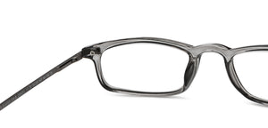 Grey Rectangle Full Rim Unisex Eyeglasses by Lenskart READERS-209201