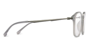 Milky White Round Full Rim Unisex Eyeglasses by Lenskart Air Online-206044