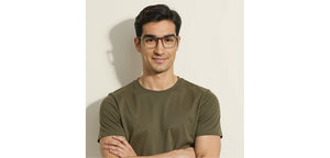 Transparent Rectangle Full Rim Unisex Eyeglasses by Lenskart Air-215409