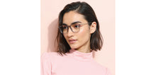 Load image into Gallery viewer, Transparent Rectangle Full Rim Unisex Eyeglasses by Lenskart Air-215409