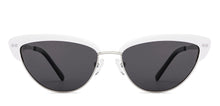Load image into Gallery viewer, White Silver Cat Eye Full Rim Women Sunglasses by Lenskart-220675