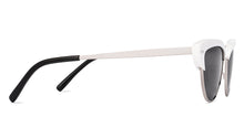 Load image into Gallery viewer, White Silver Cat Eye Full Rim Women Sunglasses by Lenskart-220675